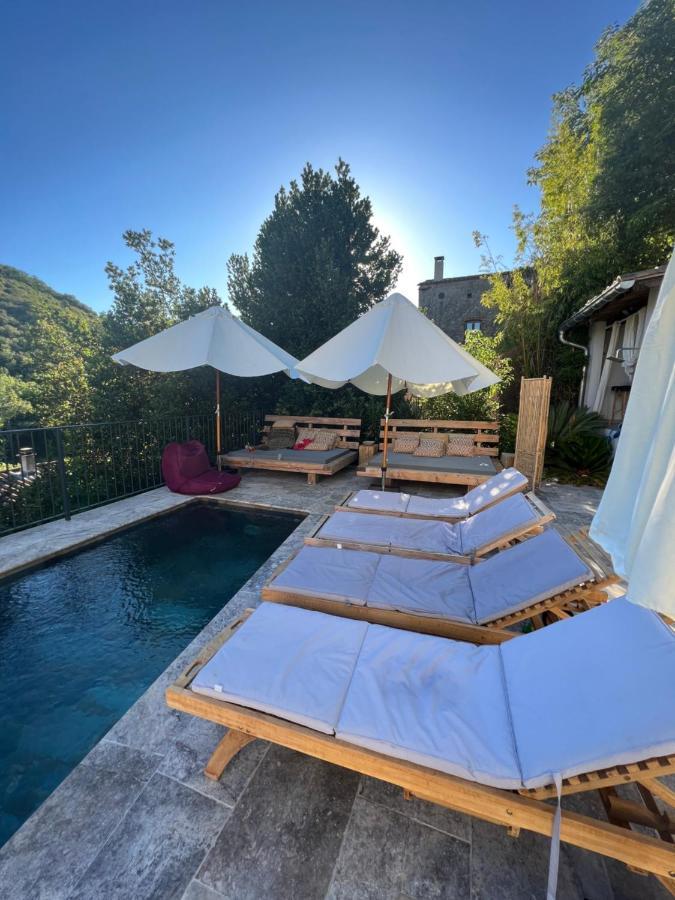 Mas Saint Laurent Les Salles-du-Gardon Eksteriør billede